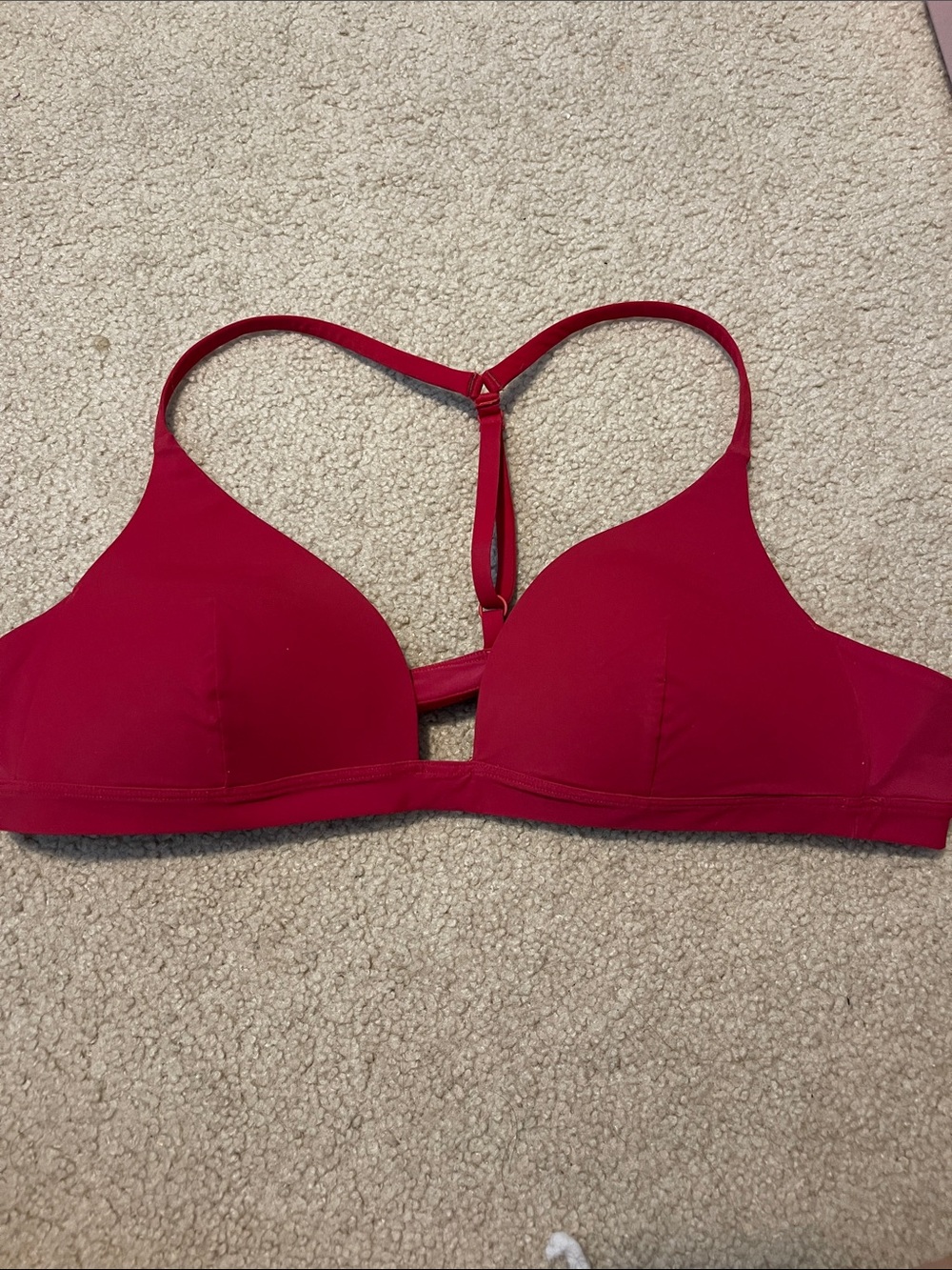 lululemon athletica Red T-Back Swim Top